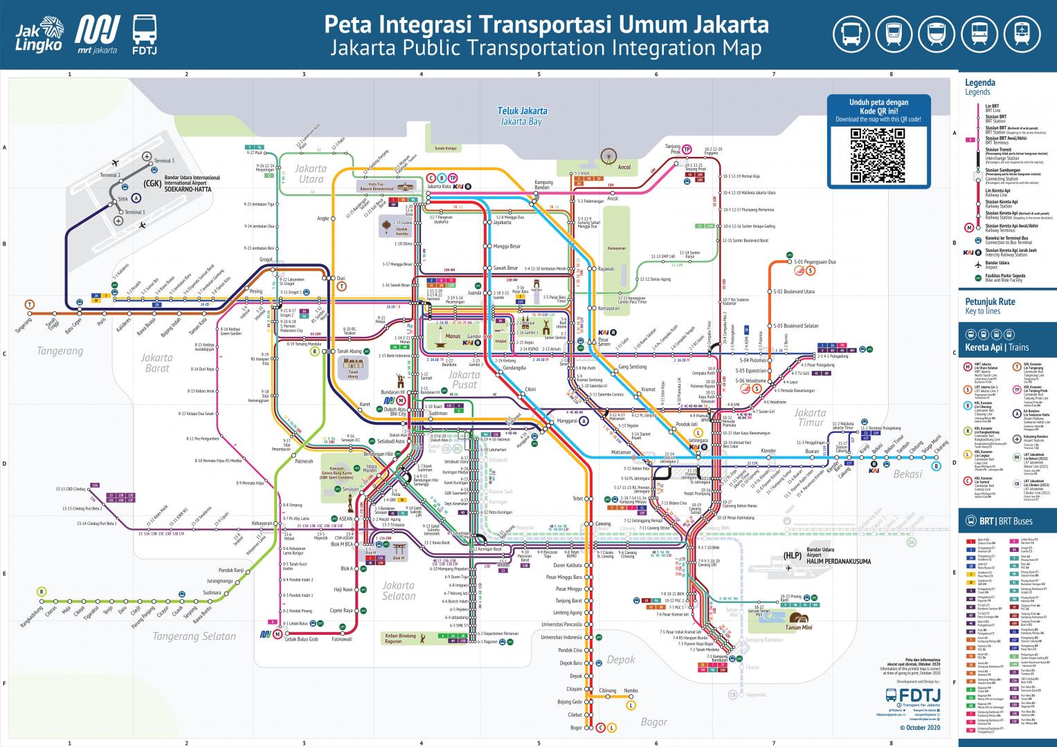 Peta Integrasi MRT Jakarta